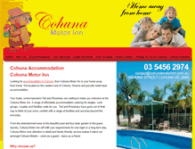 Tablet Screenshot of cohunamotorinn.com.au